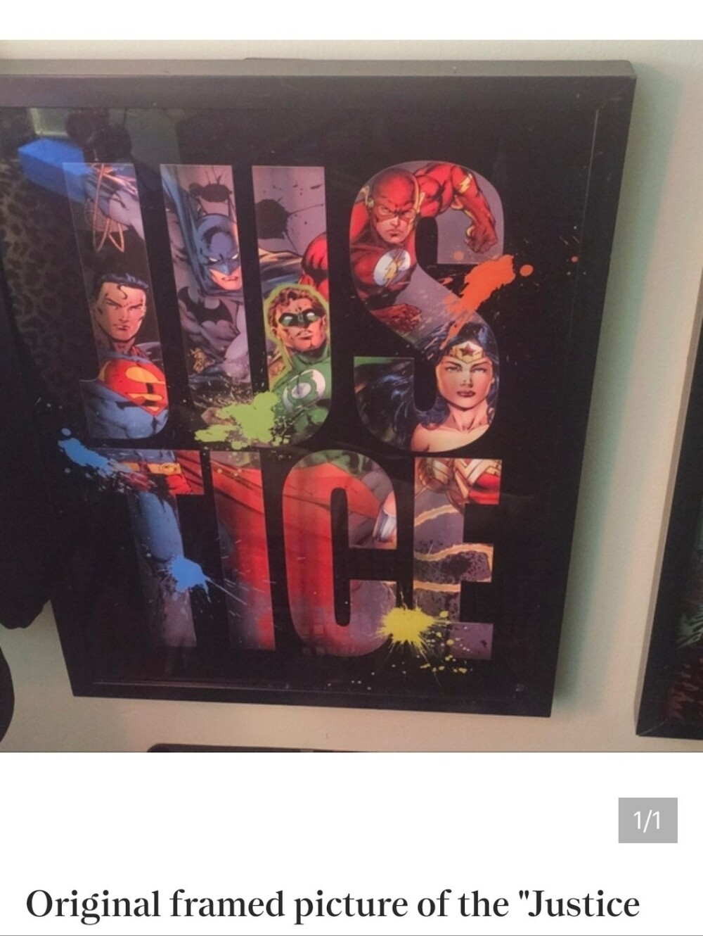 Justice League Framed Art Print - Multicolor